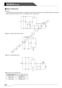XC6210D502PR-G Datasheet Page 8