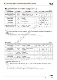 XC6214P502PR-G Datasheet Page 5