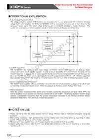 XC6214P502PR-G Datasheet Page 8