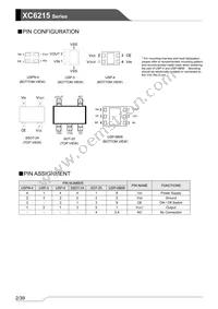 XC6215P502HR-G Datasheet Page 2