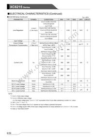 XC6215P502HR-G Datasheet Page 6
