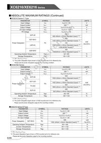 XC6216C202ER-G Datasheet Page 6