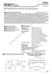 XC6217D402GR-G Datasheet Cover