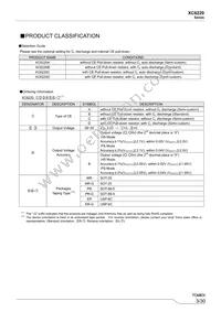 XC6220B301PR-G Datasheet Page 3