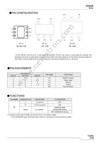 XC6220D501PR-G Datasheet Page 3