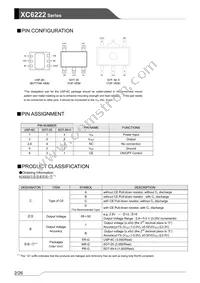 XC6222B301PR-G Datasheet Page 2
