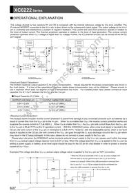 XC6222D501PR-G Datasheet Page 8