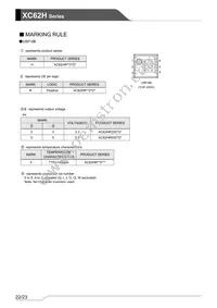 XC62HR5002MR-G Datasheet Page 22