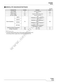 XC6503P501PR-G Datasheet Page 5