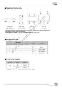 XC6504A501NR-G Datasheet Page 3