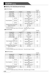 XC6701DJ02JR-G Datasheet Page 4