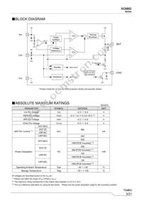 XC6802A42X4R-G Datasheet Page 3