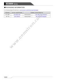 XC6806C445DR-G Datasheet Page 18