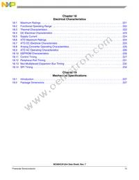 XC68C812A4PVE5 Datasheet Page 15