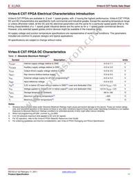 XC6VCX240T-1FF1156I Datasheet Page 11