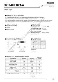 XC74UL00AANR Datasheet Page 5