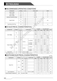 XC74UL00AANR Datasheet Page 6