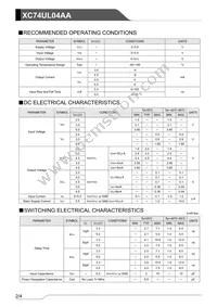 XC74UL00AANR Datasheet Page 10