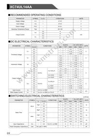 XC74UL00AANR Datasheet Page 18