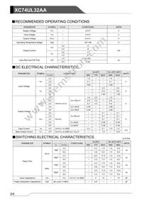 XC74UL32AANR Datasheet Page 2