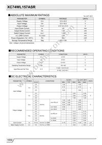 XC74WL157ASR Datasheet Page 2