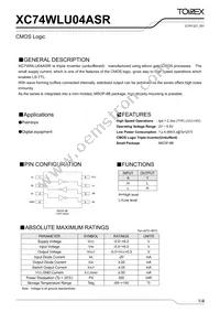 XC74WLU04ASR Datasheet Cover