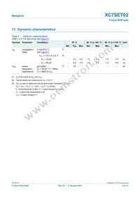 XC7SET02GV Datasheet Page 5