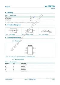 XC7SET04GV Datasheet Page 2