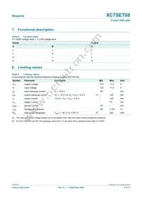 XC7SET08GV Datasheet Page 3