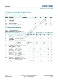 XC7SET125GM Datasheet Page 4