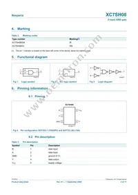 XC7SH08GW Datasheet Page 2