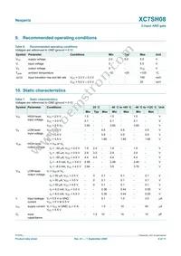 XC7SH08GW Datasheet Page 4