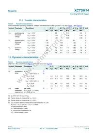 XC7SH14GW Datasheet Page 5