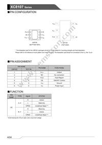 XC8107BD20ER-G Datasheet Page 4