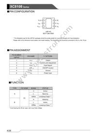 XC8108BD20ER-G Datasheet Page 4