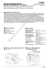 XC9111C331MR-G Datasheet Cover