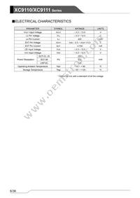 XC9111C331MR-G Datasheet Page 6