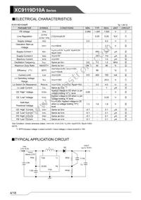 XC9119D10AER-G Datasheet Page 4