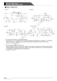 XC9119D10AER-G Datasheet Page 8