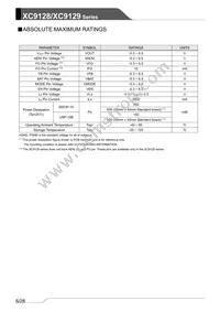 XC9129B45CDR-G Datasheet Page 6