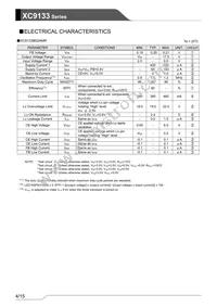 XC9133B02AMR-G Datasheet Page 4