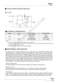 XC9133B02AMR-G Datasheet Page 5