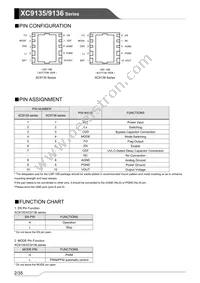 XC9136N50CDR-G Datasheet Page 2