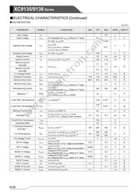 XC9136N50CDR-G Datasheet Page 8