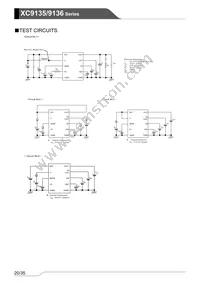 XC9136N50CDR-G Datasheet Page 20