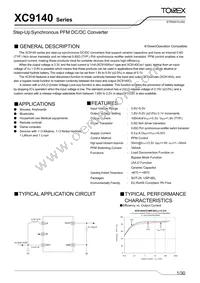 XC9140C5024R-G Datasheet Cover