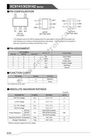 XC9142F55D0R-G Datasheet Page 6
