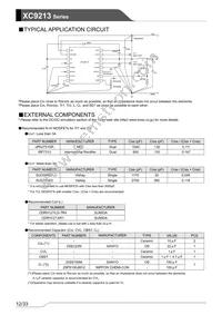 XC9213B103VR-G Datasheet Page 12