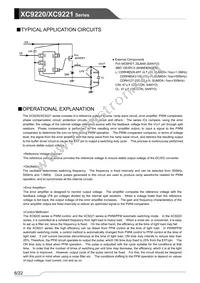 XC9221A09AMR-G Datasheet Page 6