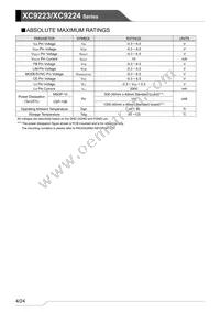 XC9223B082DR-G Datasheet Page 4
